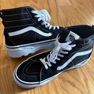 Vans Sentry Sk-8 Hi WC Black White Sneakers Shoes 8.5 Men’s 10 Women